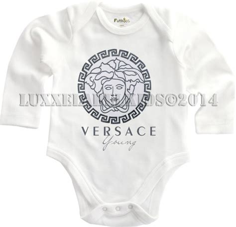 versace shirt baby onesie|versace baby girl clothes.